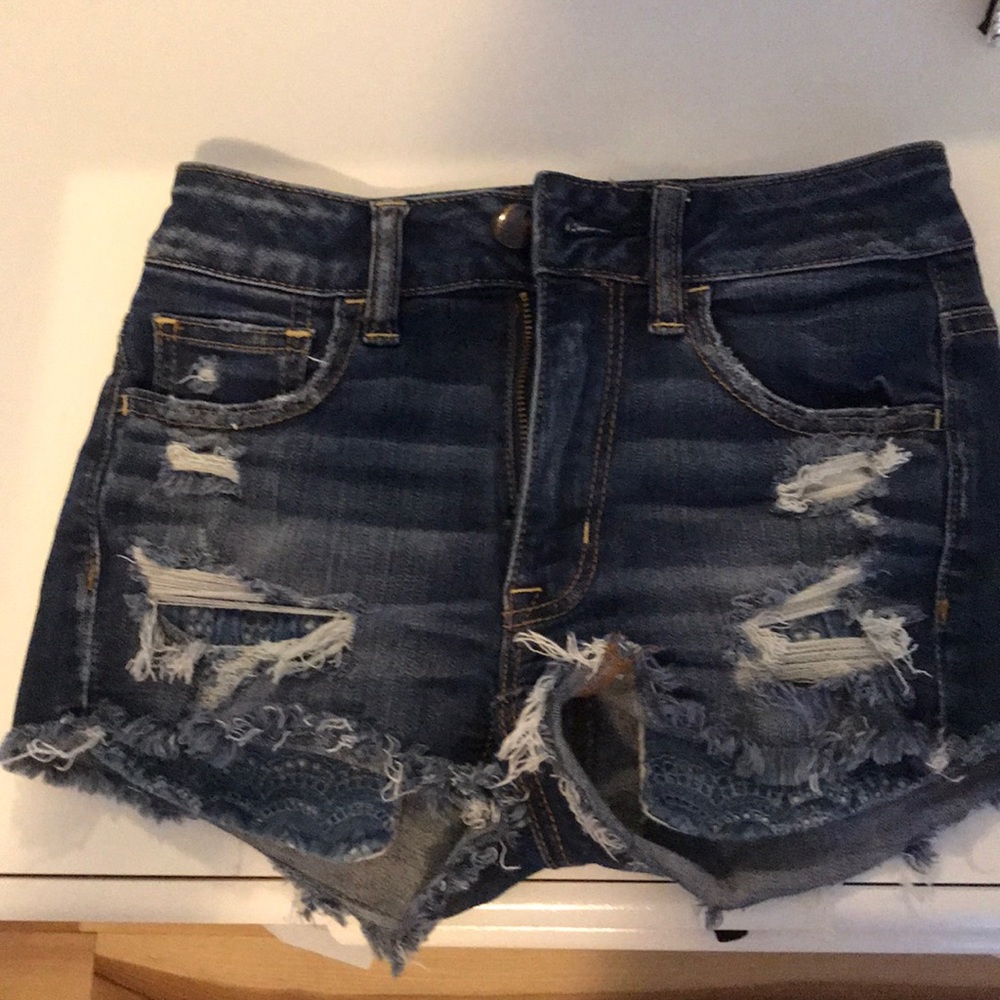 American Eagle High Rise Shortie 00